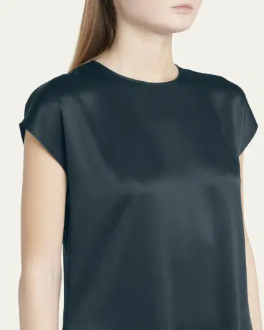 Giorgio Armani Short Sleeve Silk Blouse | Thumbnail 5 Giorgio Armani Short Sleeve Silk Blouse | Thumbnail 5