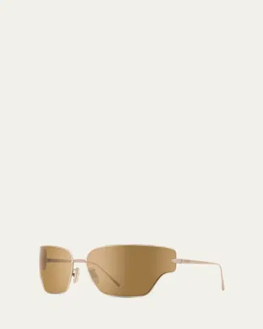 Loewe Signature Metal & Nylon Shield Sunglasses | Thumbnail 2 Loewe Signature Metal & Nylon Shield Sunglasses | Thumbnail 2