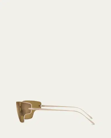 Loewe Signature Metal & Nylon Shield Sunglasses | Thumbnail 3 Loewe Signature Metal & Nylon Shield Sunglasses | Thumbnail 3