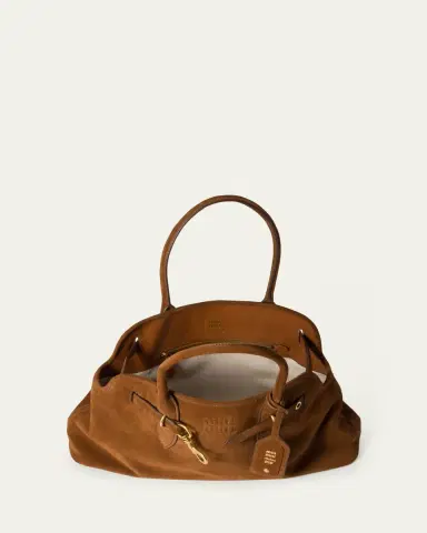 Miu Miu Aventure Suede Shoulder Bag | Thumbnail 4 Miu Miu Aventure Suede Shoulder Bag | Thumbnail 4