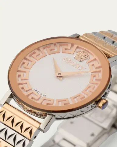 Versace 35mm Daedalus Watch with Bracelet Strap, Two Tone | Thumbnail 3 Versace 35mm Daedalus Watch with Bracelet Strap, Two Tone | Thumbnail 3