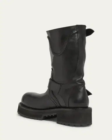 Balenciaga Venom Leather Biker Boots | Thumbnail 3 Balenciaga Venom Leather Biker Boots | Thumbnail 3