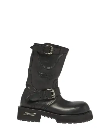 Balenciaga Venom Leather Biker Boots | Thumbnail 1 Balenciaga Venom Leather Biker Boots | Thumbnail 1