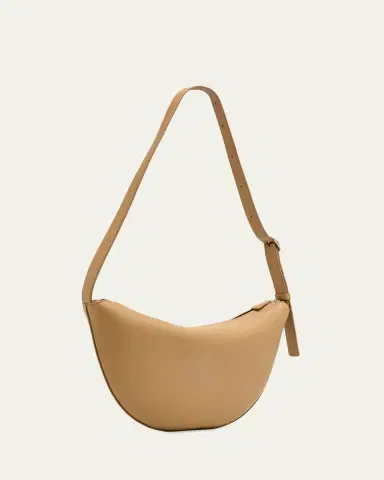 THE ROW Jouvette Crescent Shoulder Bag in Leather | Thumbnail 3 THE ROW Jouvette Crescent Shoulder Bag in Leather | Thumbnail 3