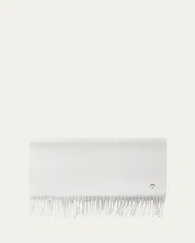 Loro Piana Cashmere Sciarpa Grande Fringe-Trim Scarf | Thumbnail 4 Loro Piana Cashmere Sciarpa Grande Fringe-Trim Scarf | Thumbnail 4