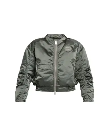 Canada Goose Jade Down Satin Bomber Jacket | Thumbnail 1 Canada Goose Jade Down Satin Bomber Jacket | Thumbnail 1