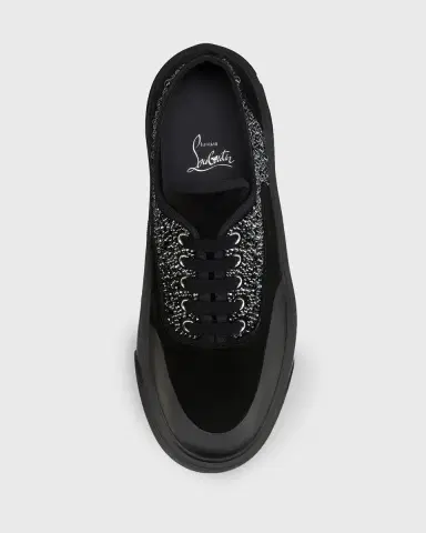 Christian Louboutin Men's Tactical Skate Red Sole Low-Top Sneakers | Thumbnail 4 Christian Louboutin Men's Tactical Skate Red Sole Low-Top Sneakers | Thumbnail 4