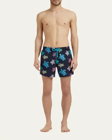 Vilebrequin Men's Multicolor Turtle Swim Trunks | Thumbnail 2 Vilebrequin Men's Multicolor Turtle Swim Trunks | Thumbnail 2
