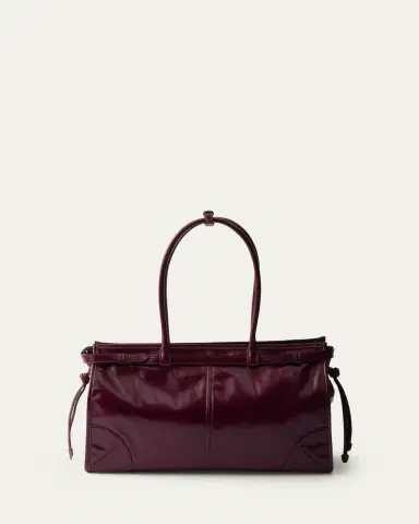 Prada Large Buckle Leather Shoulder Bag | Thumbnail 10 Prada Large Buckle Leather Shoulder Bag | Thumbnail 10