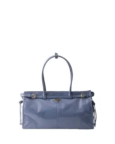 Prada Large Buckle Leather Shoulder Bag | Thumbnail 1 Prada Large Buckle Leather Shoulder Bag | Thumbnail 1