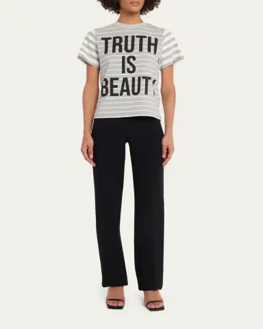 Libertine Truth Is Beauty Striped Short-Sleeve T-Shirt | Thumbnail 2 Libertine Truth Is Beauty Striped Short-Sleeve T-Shirt | Thumbnail 2