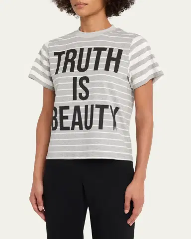 Libertine Truth Is Beauty Striped Short-Sleeve T-Shirt | Thumbnail 4 Libertine Truth Is Beauty Striped Short-Sleeve T-Shirt | Thumbnail 4
