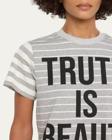 Libertine Truth Is Beauty Striped Short-Sleeve T-Shirt | Thumbnail 5 Libertine Truth Is Beauty Striped Short-Sleeve T-Shirt | Thumbnail 5