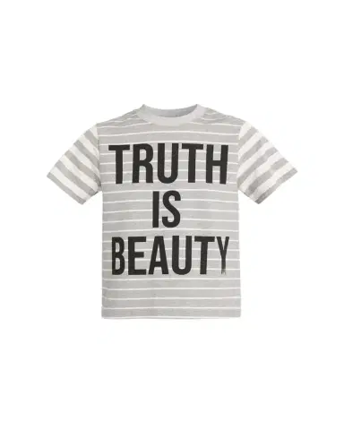 Libertine Truth Is Beauty Striped Short-Sleeve T-Shirt | Thumbnail 1 Libertine Truth Is Beauty Striped Short-Sleeve T-Shirt | Thumbnail 1