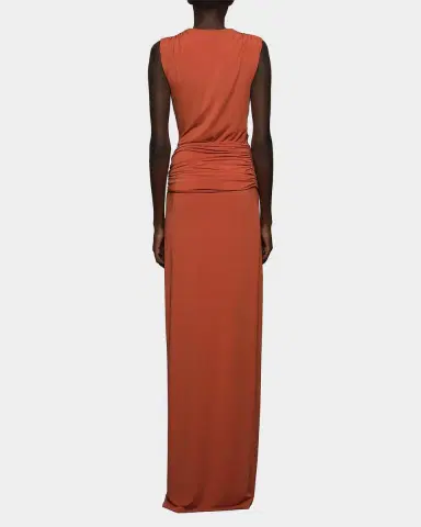 Et Ochs Jil Plunging Draped Column Gown | Thumbnail 3 Et Ochs Jil Plunging Draped Column Gown | Thumbnail 3