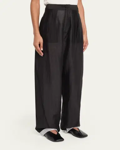 DARKPARK Phebe Double Sided Wide-Leg Pants with Chain | Thumbnail 4 DARKPARK Phebe Double Sided Wide-Leg Pants with Chain | Thumbnail 4