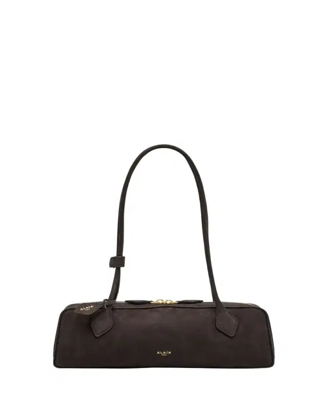 Le Teckel Medium Suede Shoulder Bag Le Teckel Medium Suede Shoulder Bag
