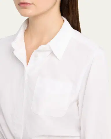 R13 Cropped Long-Sleeve Boxy Shirt | Thumbnail 5 R13 Cropped Long-Sleeve Boxy Shirt | Thumbnail 5