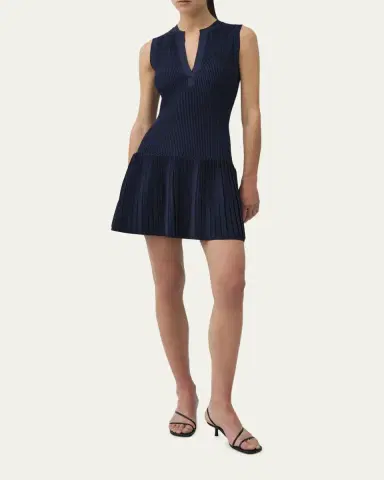 SIMKHAI Levie Sleeveless Knit Mini Dress | Thumbnail 2 SIMKHAI Levie Sleeveless Knit Mini Dress | Thumbnail 2