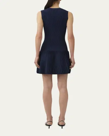 SIMKHAI Levie Sleeveless Knit Mini Dress | Thumbnail 3 SIMKHAI Levie Sleeveless Knit Mini Dress | Thumbnail 3