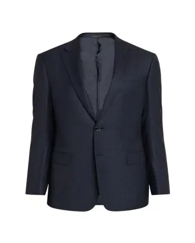 Giorgio Armani Men's Soft Prince of Wales Single-Breasted Sport Coat | Thumbnail 1 Giorgio Armani Men's Soft Prince of Wales Single-Breasted Sport Coat | Thumbnail 1
