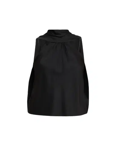 Simkhai Bella Sleeveless Satin Cape Top | Thumbnail 1 Simkhai Bella Sleeveless Satin Cape Top | Thumbnail 1