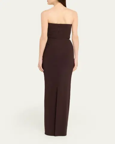 Chiara Boni La Petite Robe Nitra Strapless Bead Applique Column Gown | Thumbnail 7 Chiara Boni La Petite Robe Nitra Strapless Bead Applique Column Gown | Thumbnail 7
