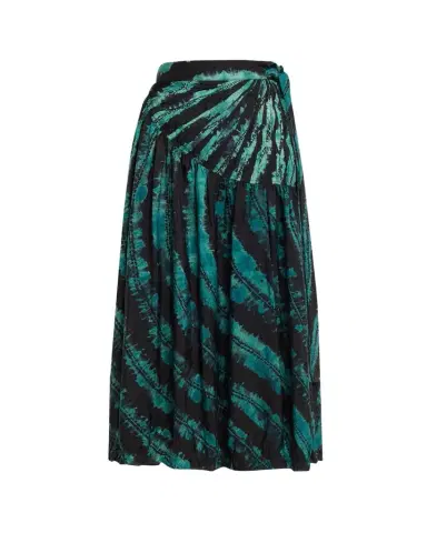 Ulla Johnson Freya Shibori Tie-Dye Midi Skirt | Thumbnail 1 Ulla Johnson Freya Shibori Tie-Dye Midi Skirt | Thumbnail 1