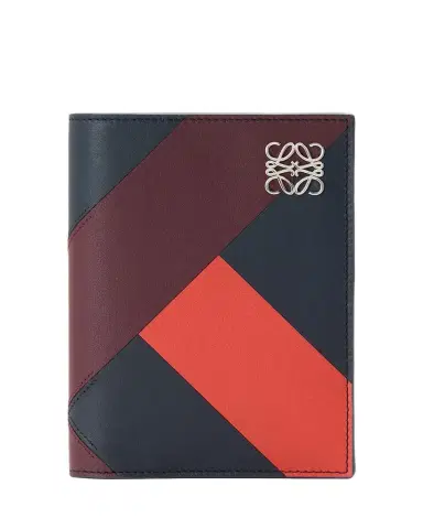 Loewe Anagram Colorblock Passport Cover in Leather | Thumbnail 1 Loewe Anagram Colorblock Passport Cover in Leather | Thumbnail 1