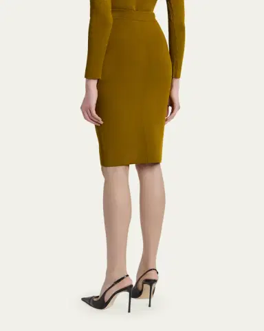 Tom Ford Knit Knee-Length Pencil Skirt | Thumbnail 3 Tom Ford Knit Knee-Length Pencil Skirt | Thumbnail 3