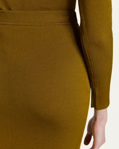 Tom Ford Knit Knee-Length Pencil Skirt | Thumbnail 5 Tom Ford Knit Knee-Length Pencil Skirt | Thumbnail 5