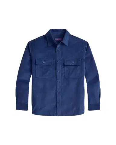 Ralph Lauren Purple Label Men's Sea Island Cotton Corduroy Button-Down Shirt | Thumbnail 1 Ralph Lauren Purple Label Men's Sea Island Cotton Corduroy Button-Down Shirt | Thumbnail 1