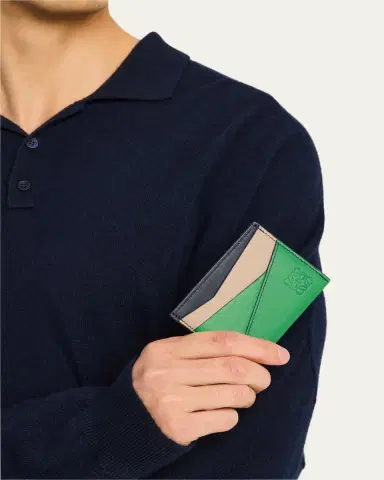 Loewe Men's Puzzle Calfskin Card Holder | Thumbnail 8 Loewe Men's Puzzle Calfskin Card Holder | Thumbnail 8