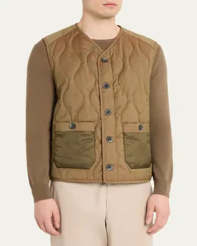 Sease Men's Military-Style Quilted Vest | Thumbnail 4 Sease Men's Military-Style Quilted Vest | Thumbnail 4