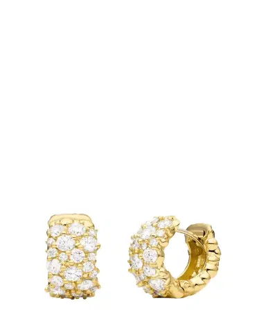 Paul Morelli Confetti Large Snap Hoop Earrings in 18K Yellow Gold, 2.0tcw | Thumbnail 1 Paul Morelli Confetti Large Snap Hoop Earrings in 18K Yellow Gold, 2.0tcw | Thumbnail 1