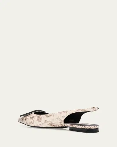Roger Vivier Gommettine Snake-Embossed Leather Slingback Flats | Thumbnail 4 Roger Vivier Gommettine Snake-Embossed Leather Slingback Flats | Thumbnail 4