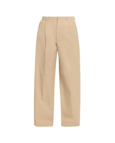 Vince Camille Mid-Rise Cotton-Blend Trousers | Thumbnail 1 Vince Camille Mid-Rise Cotton-Blend Trousers | Thumbnail 1