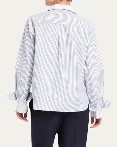 TWP Double Layer Boyfriend Shirt | Thumbnail 2 TWP Double Layer Boyfriend Shirt | Thumbnail 2