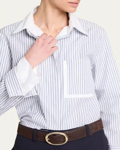 TWP Double Layer Boyfriend Shirt | Thumbnail 4 TWP Double Layer Boyfriend Shirt | Thumbnail 4