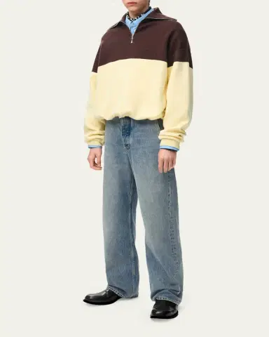 Loewe Men's Leather-Patch Straight-Leg Jeans | Thumbnail 7 Loewe Men's Leather-Patch Straight-Leg Jeans | Thumbnail 7