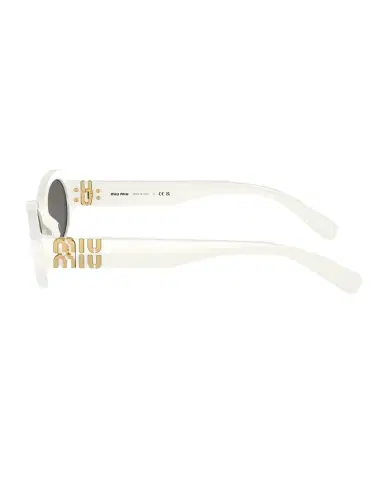 Miu Miu Logo Acetate Oval Sunglasses | Thumbnail 1 Miu Miu Logo Acetate Oval Sunglasses | Thumbnail 1