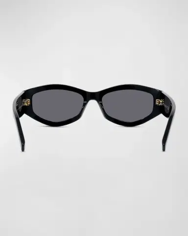 Givenchy GV Day Geometric Acetate Oval Sunglasses | Thumbnail 4 Givenchy GV Day Geometric Acetate Oval Sunglasses | Thumbnail 4