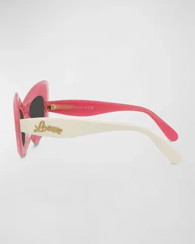 LOEWE Multicolor Acetate Butterfly Sunglasses | Thumbnail 3 LOEWE Multicolor Acetate Butterfly Sunglasses | Thumbnail 3