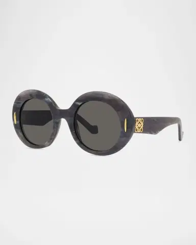Loewe Oval Acetate Sunglasses W/ Anagram | Thumbnail 2 Loewe Oval Acetate Sunglasses W/ Anagram | Thumbnail 2