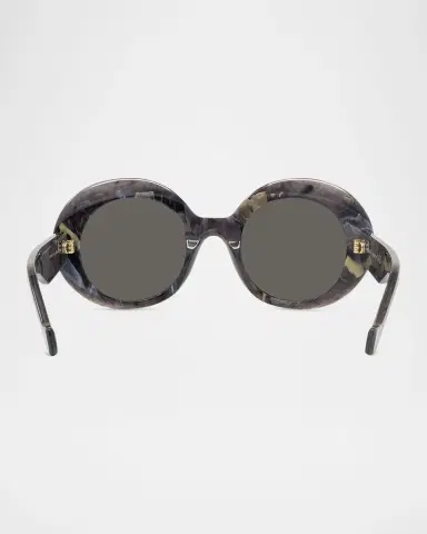 Loewe Oval Acetate Sunglasses W/ Anagram | Thumbnail 4 Loewe Oval Acetate Sunglasses W/ Anagram | Thumbnail 4