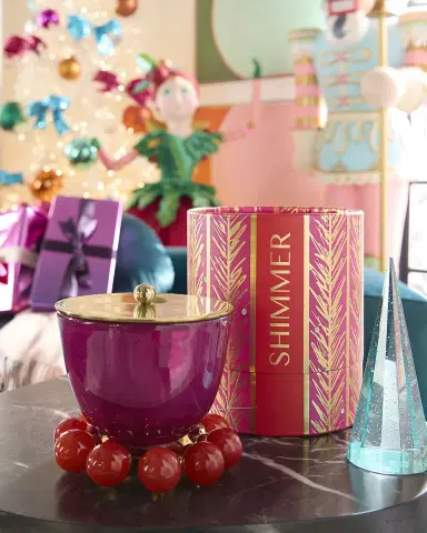Glitterville Candle Couturier - Prima BALLerina Scented 3-Wick Candle, 25 oz. | Thumbnail 2 Glitterville Candle Couturier - Prima BALLerina Scented 3-Wick Candle, 25 oz. | Thumbnail 2