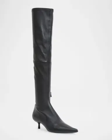 Simkhai Joni Stretch Leather Over-The-Knee Boots | Thumbnail 2 Simkhai Joni Stretch Leather Over-The-Knee Boots | Thumbnail 2