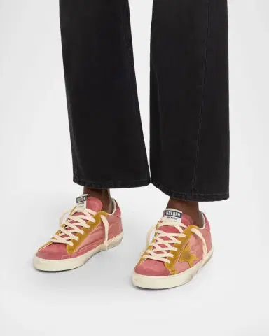 Golden Goose Super-Star Nylon and Suede Low-Top Sneakers | Thumbnail 2 Golden Goose Super-Star Nylon and Suede Low-Top Sneakers | Thumbnail 2