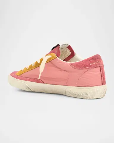 Golden Goose Super-Star Nylon and Suede Low-Top Sneakers | Thumbnail 4 Golden Goose Super-Star Nylon and Suede Low-Top Sneakers | Thumbnail 4