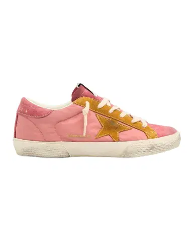 Golden Goose Super-Star Nylon and Suede Low-Top Sneakers | Thumbnail 1 Golden Goose Super-Star Nylon and Suede Low-Top Sneakers | Thumbnail 1